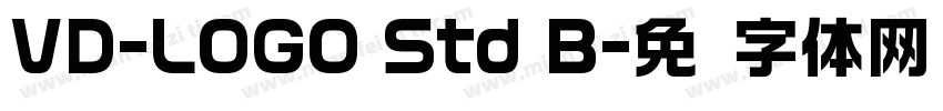 VD-LOGO Std B字体转换